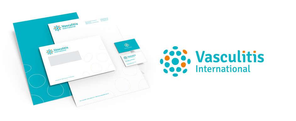 Logo en huisstijl ontwerp voor Stichting Vasculitis International