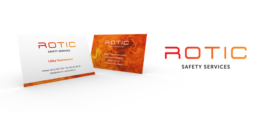Ontwerp logo en visitekaartje Rotic Safety Services