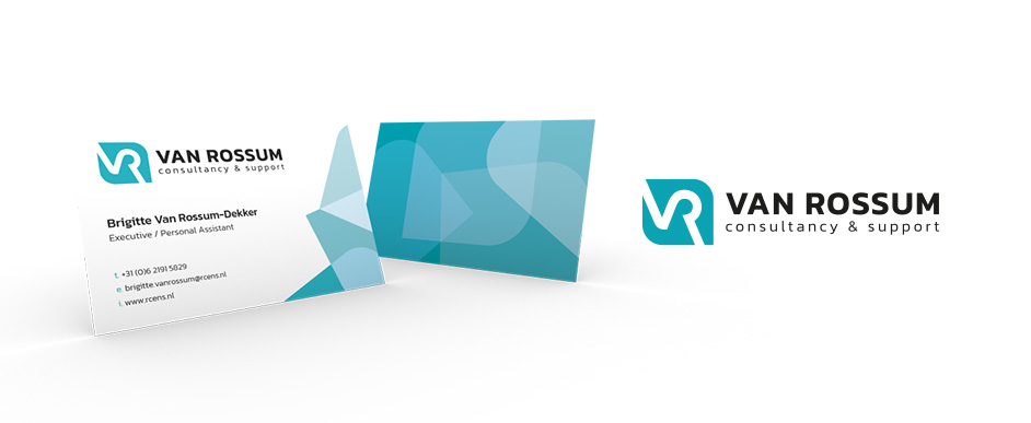 Ontwerp logo en visitekaartje Van Rossum Consultancy