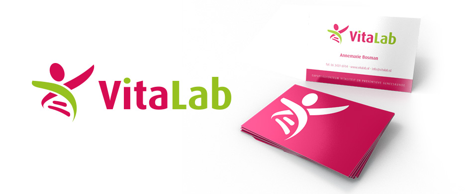 Logo en visitekaartje ontwerp voor VitaLab