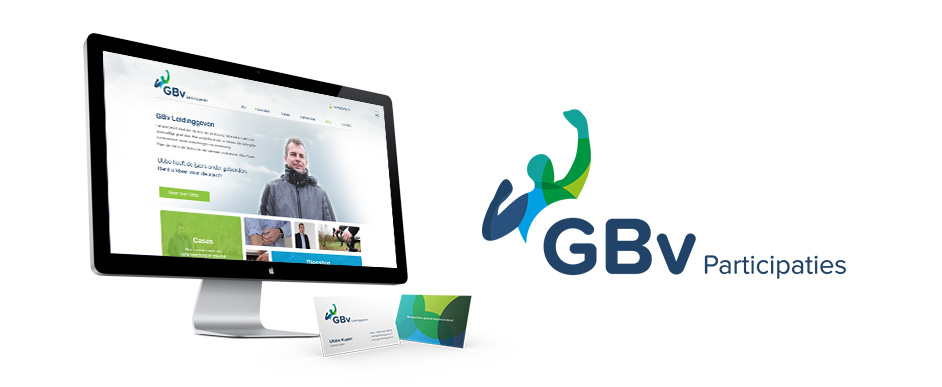 Ontwerp logo, huisstijl, ontwerp website GBv Participaties