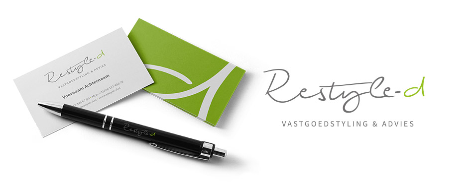Ontwerp logo, visitekaartje Restyle-D